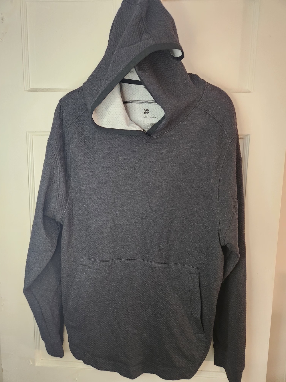 all in motion Charcoal Crewneck Hooded Sweater